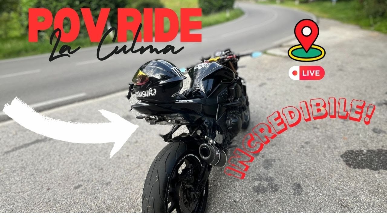 Kawasaki Z750r Pov Pure Sound down from 'La Culma'