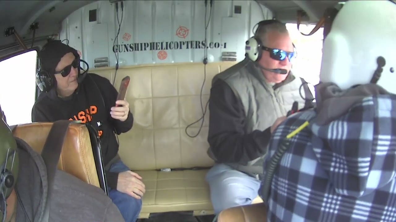helicopter shooting