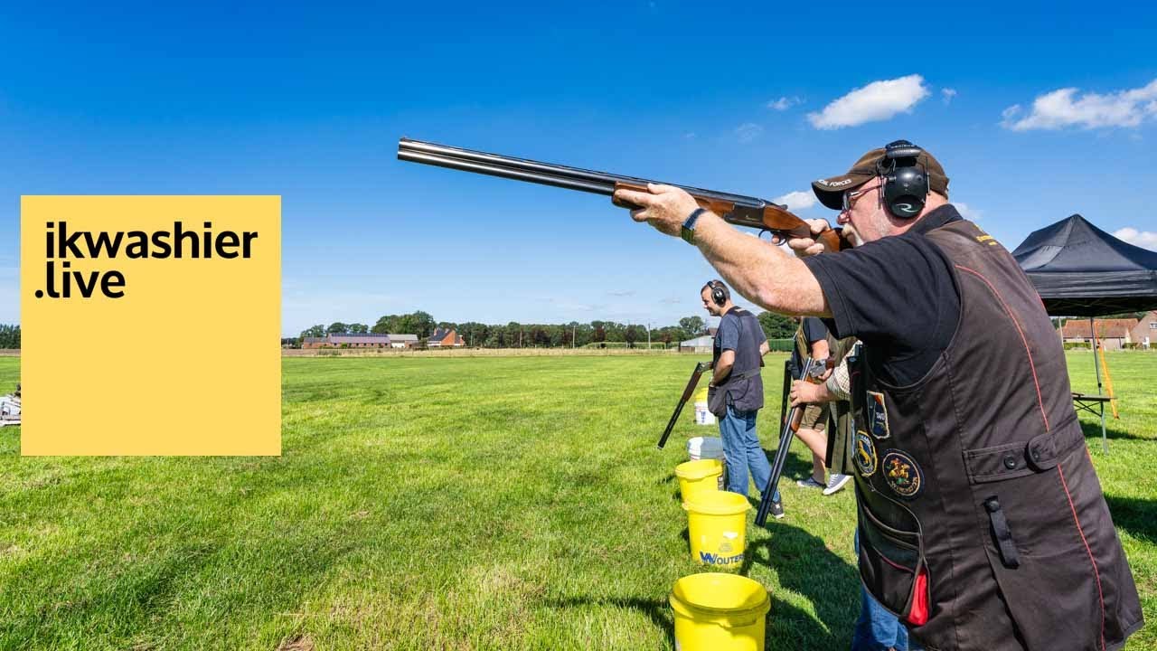 Kleiduifschieten Kampioenschap West-Vlaanderen trap en jacht met stand beginners / Ball-trap Oedelem