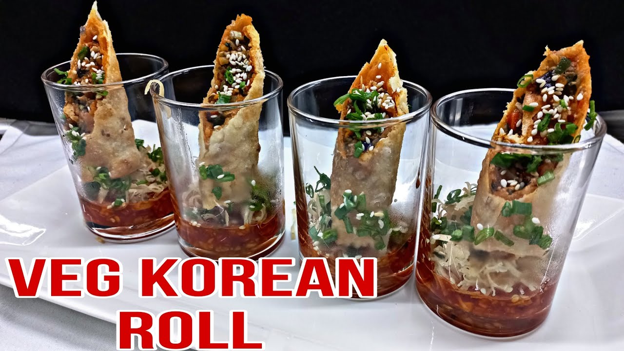 Veg Roll Recipe | Korean Spring Roll Veg | Spring Roll Veg | easy Roll Recipe|@chefchandanvlogs95