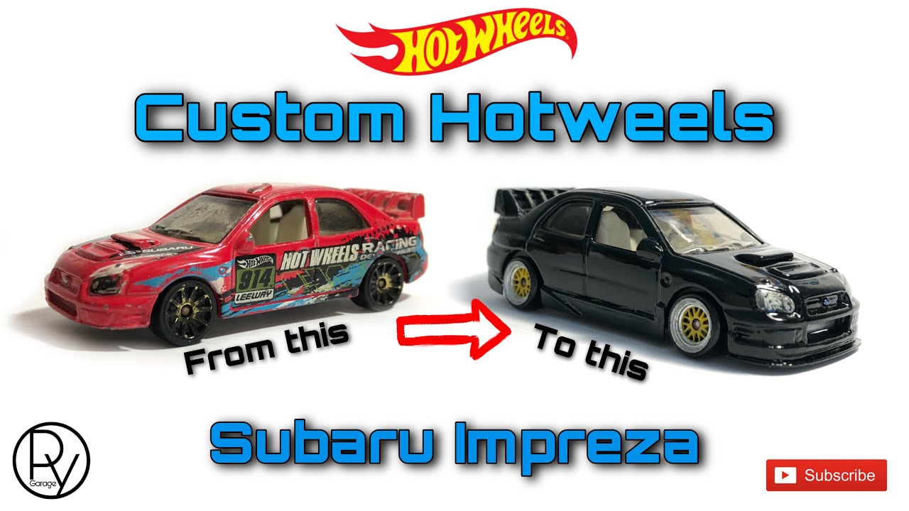 Hotwheels | Custom Subaru Impreza | Diecast 1/64