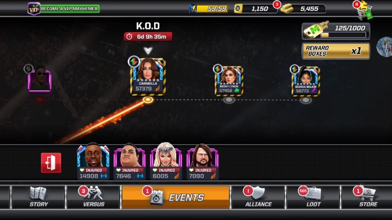 Event Ultra : K.O.D - WWE Mayhem New 6 Star
