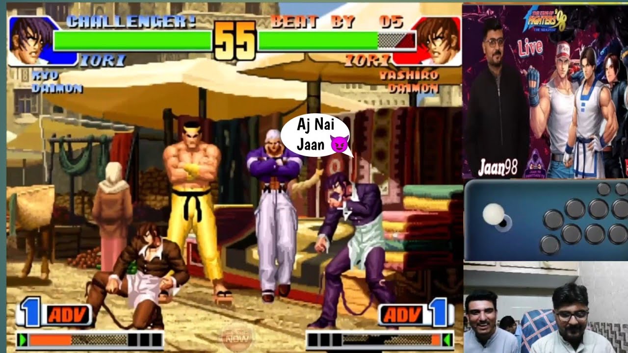 KOF98 ⚡ JAAN98 V'S KOOCHI ⚡ CAUSAL MATCH AT MY HOME💥THANKS FOR COMING RAJA FARHAN💥SHAHID BHAI 🤞