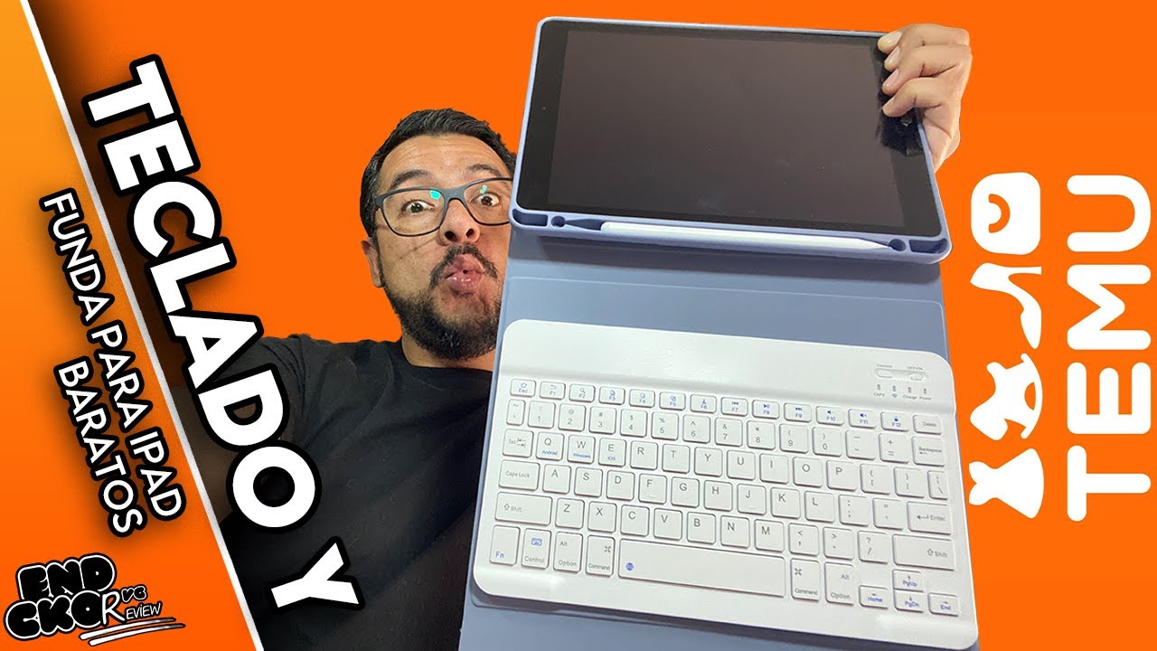 FUNDA y TECLADO BLUETOOTH para iPad de TEMU valen la pena?
