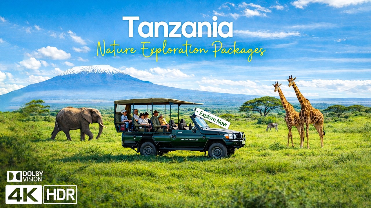 TANZANIA 4K - The Heart of Africa: Wildlife Stories of Survival & The Great Migration