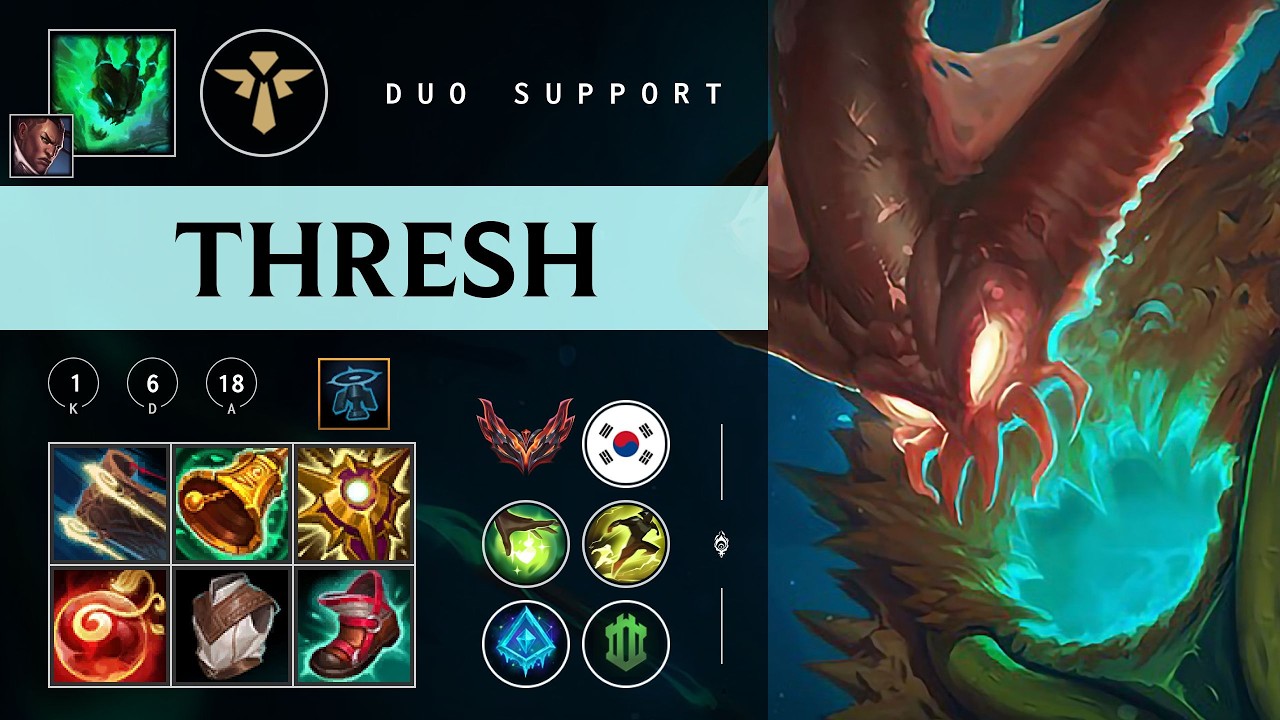 Thresh Support vs Lulu - KR Grandmaster Patch 26.05