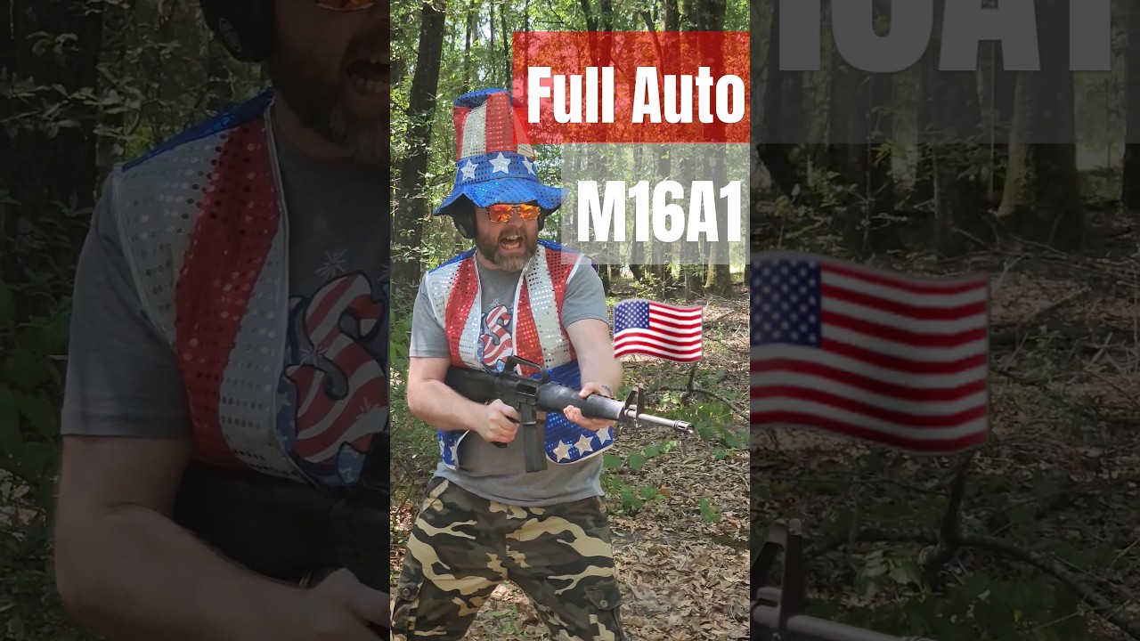 Full Auto M16A1 - How to FREEDOM! #USA #Vietnam #fortunateson #july4th