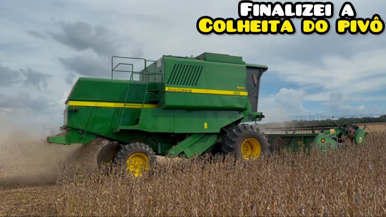 FINALIZEI A COLHEITA DO SOJA IRRIGADO!