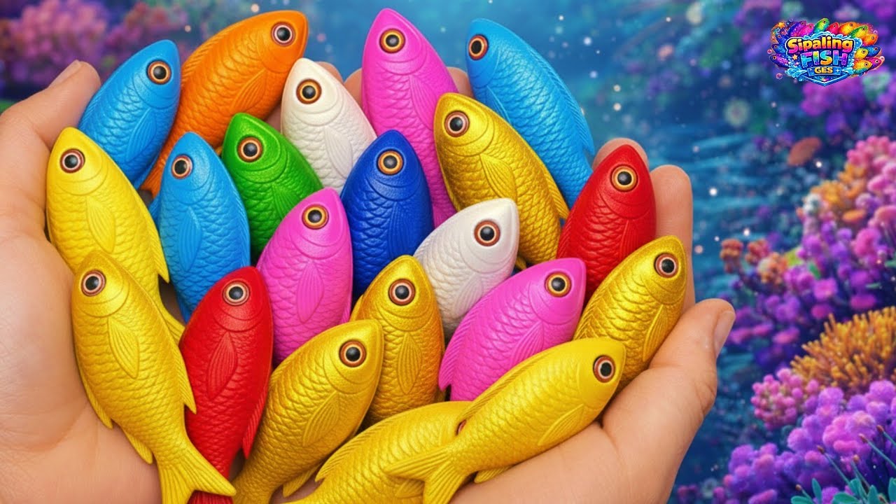 Catch beautiful aquarium fish in small pond baby turtle, eel, koi, pencil fish, cute fish, guppies 🐠
