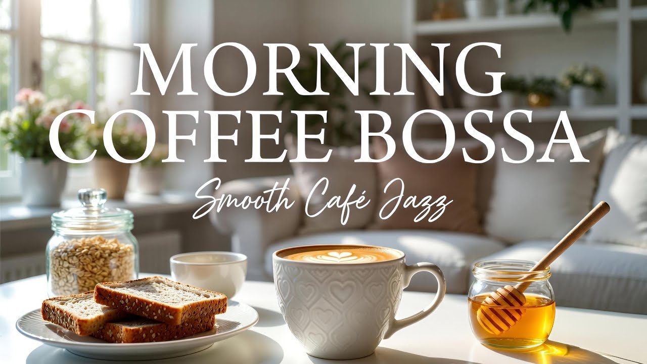 Morning Spring Jazz ☕ ~ Relaxing Bossa Nova Jazz for Coffee Shop Ambience, Study & Work
