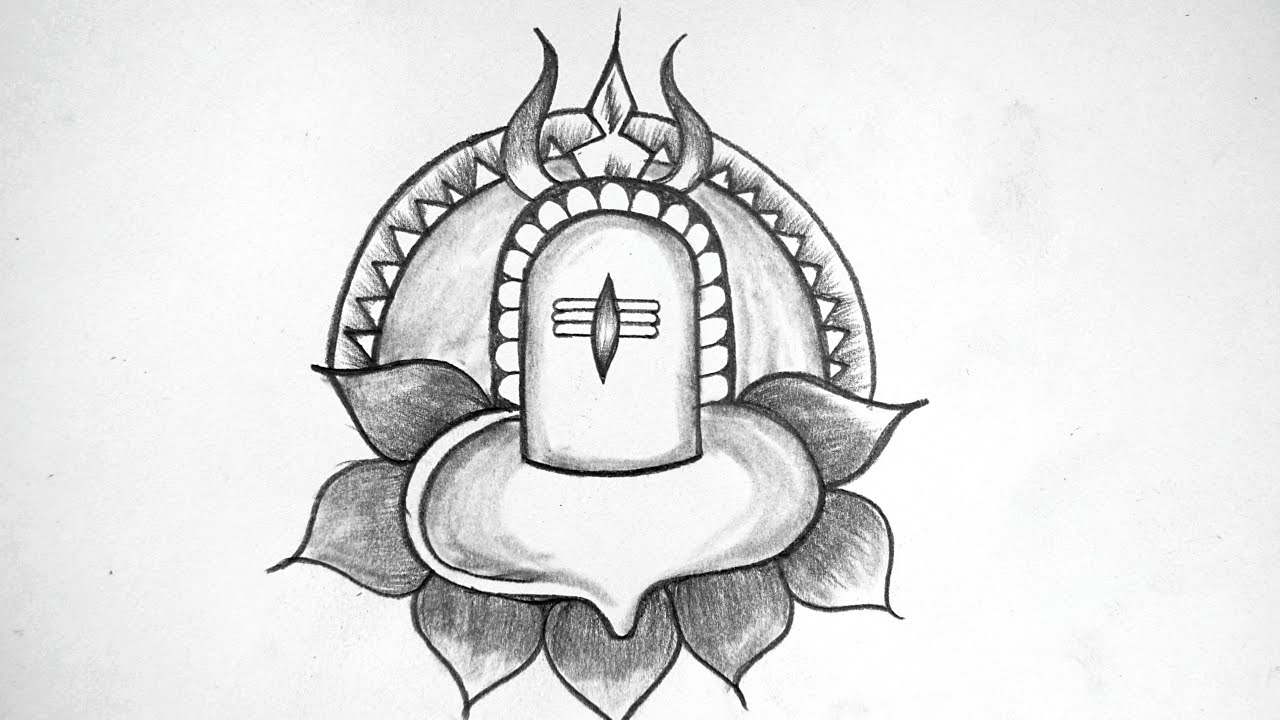 Shivling Drawing || Maha Shivaratri Drawing || Shivling Drawing Easy || Pencil Art