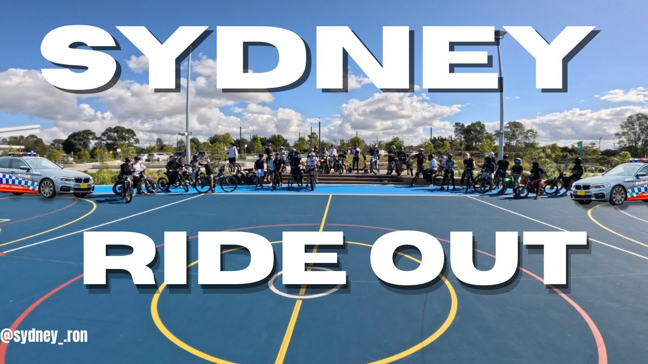 SYDNEY RIDE OUT TAKES OVER HIGHWAY....