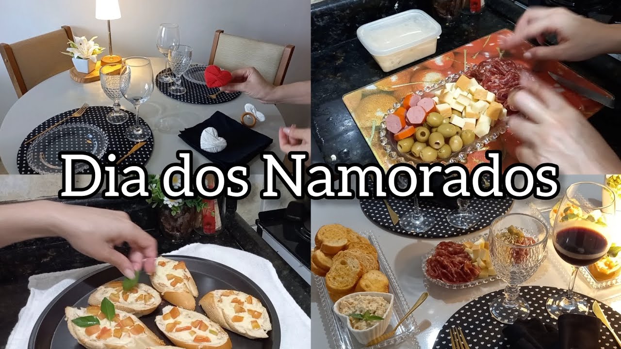 Como Montar uma Mesa Posta para o Dia dos Namorados + Petiscos Fáceis e Rápidos