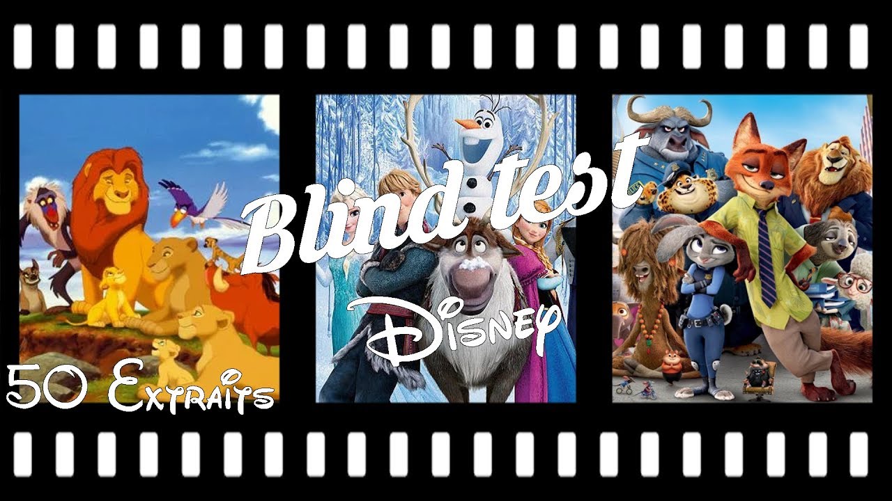 Blind test - Disney (50 extraits)