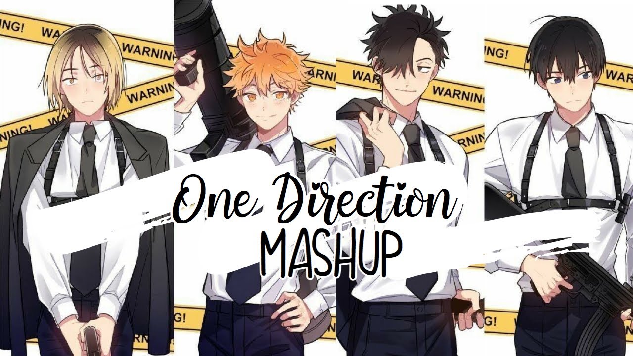 Nightcore ↬ One Direction Mashup 【Haikyuu】 『Switching Vocals』