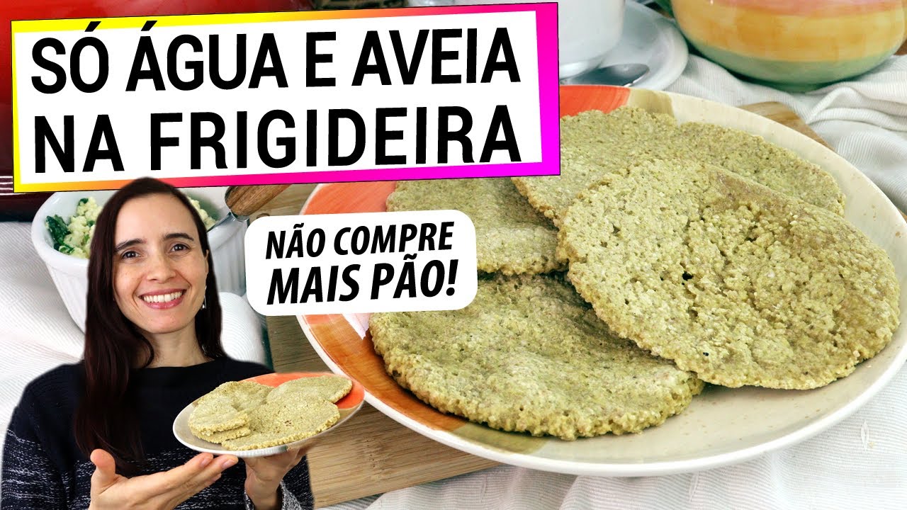 É SÓ MISTURAR ÁGUA E AVEIA NA FRIGIDEIRA! NÃO COMPRE MAIS PÃO! É TÃO FÁCIL QUE FAÇO TODO DIA!