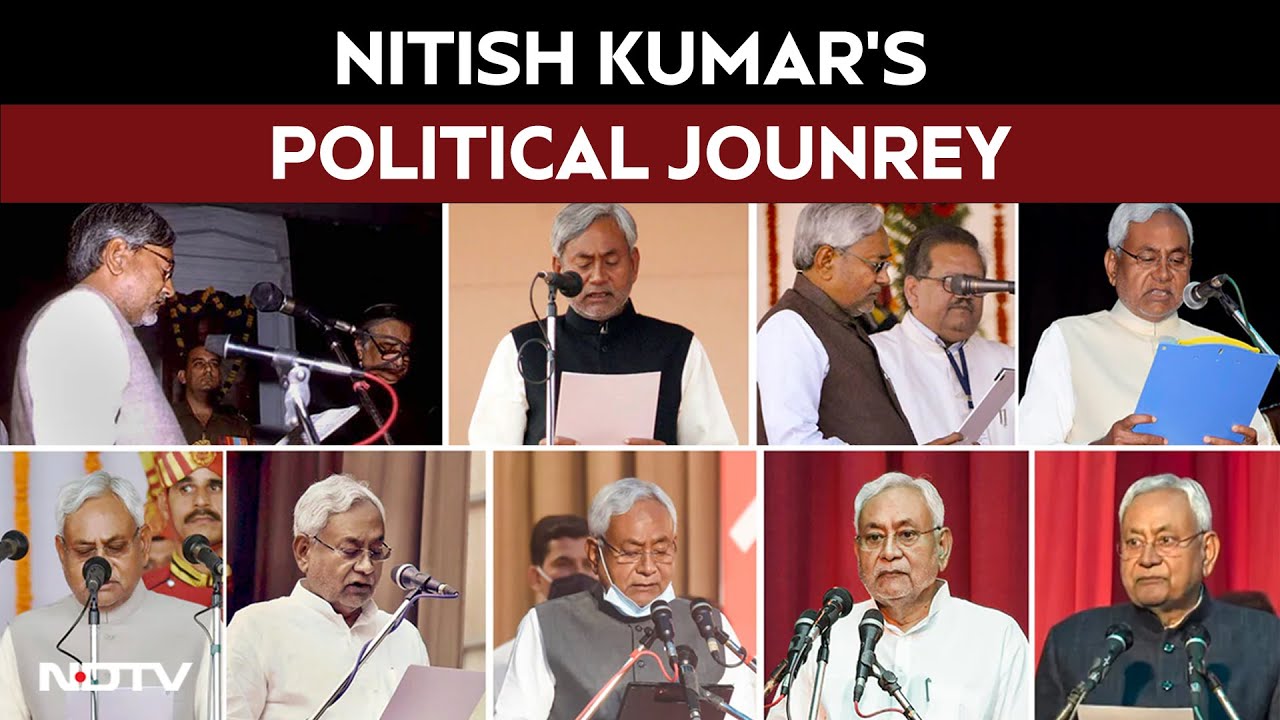 Nitish Kumar Oath News | Nitish Kumar's Remarkable Political Journey: 10th Oath Ceremony Today