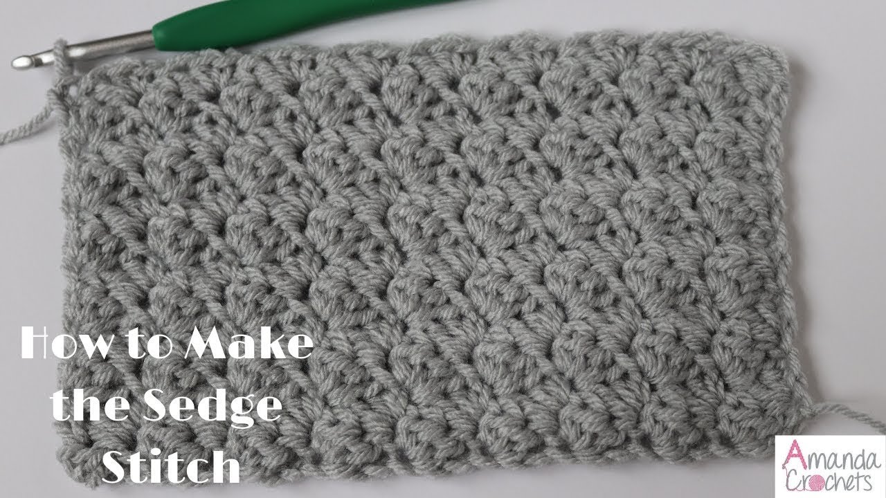 Sedge Stitch Tutorial (Crochet 101 Series)