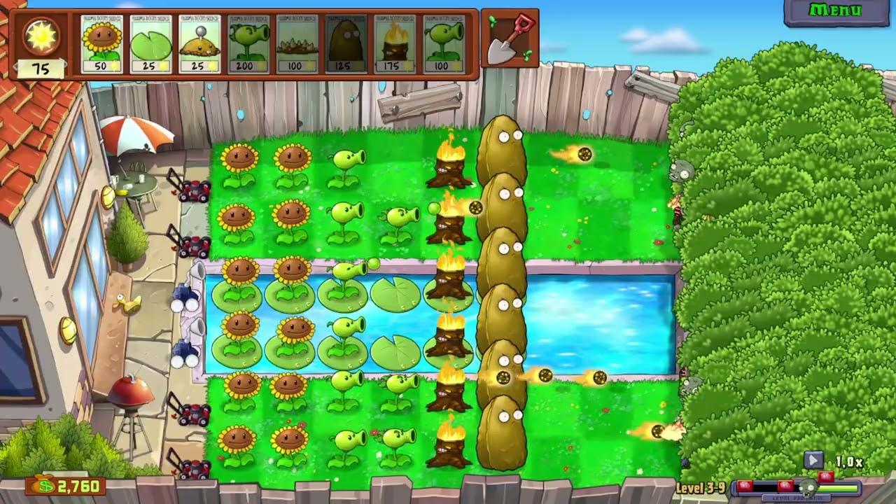 Plants Vs Zombies Replanted | Adventure: 3-9