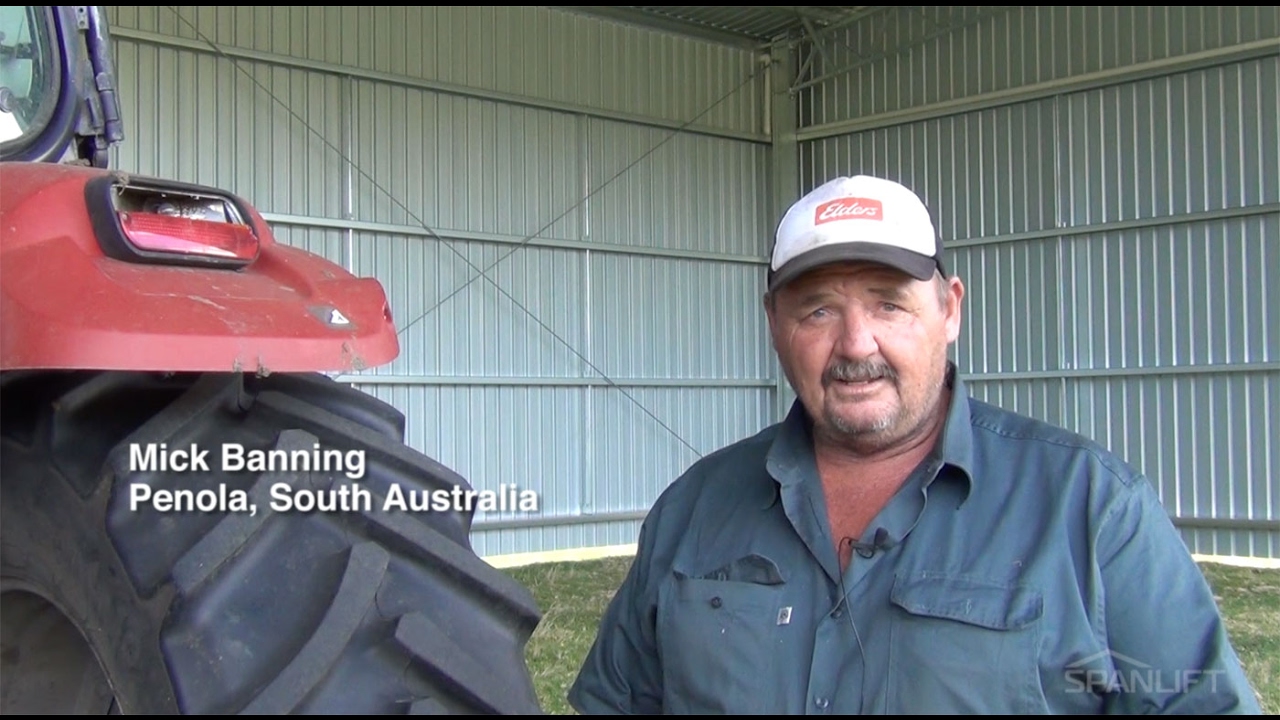 Machinery shed owner, gives us great feedback!