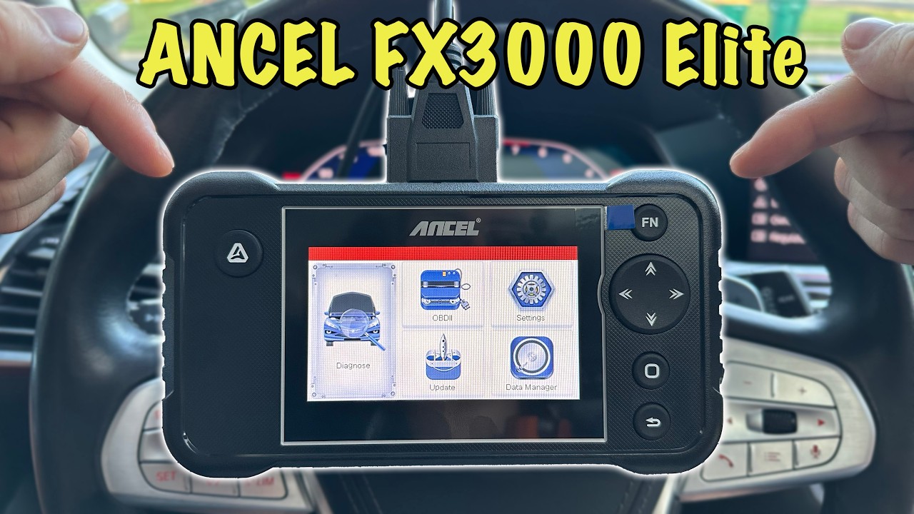 Сканер ABS, подушек безопасности, двигателя и трансмиссии — ANCEL FX3000 Elite