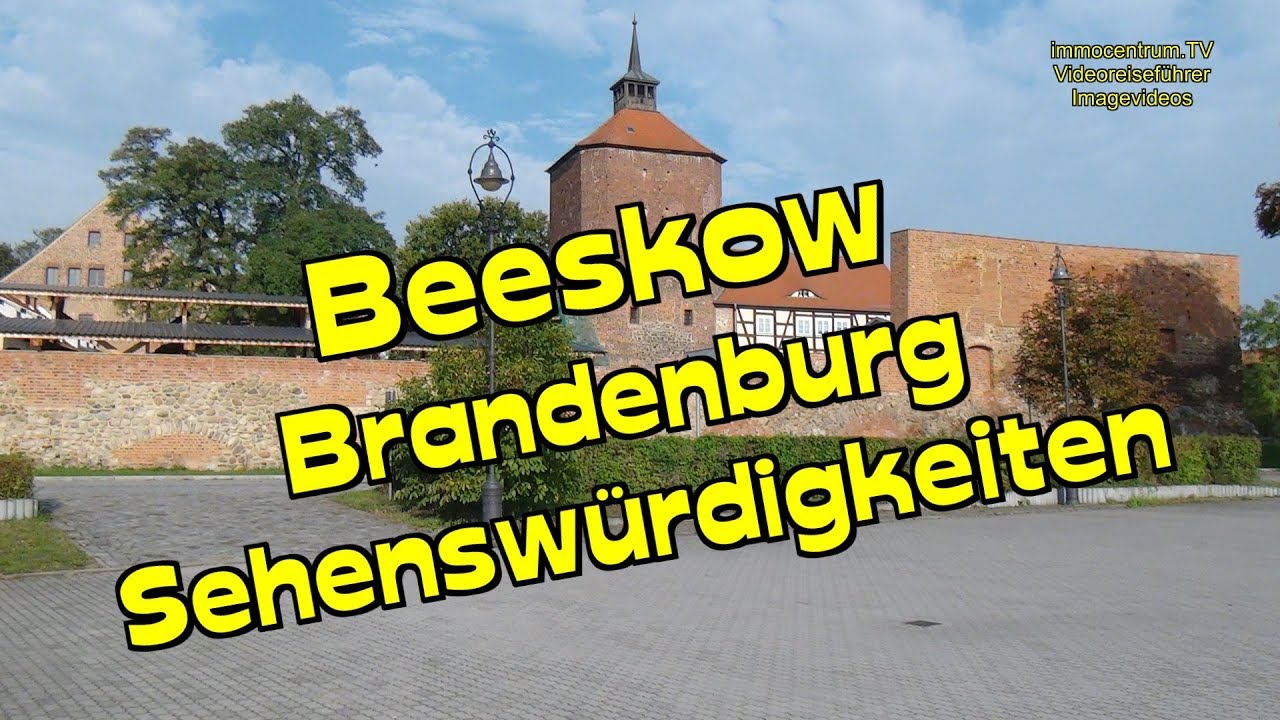 #Beeskow/Brandenburg🕍🏰Videoreiseführer *Sehenswürdigkeiten bequem per Video *Spree