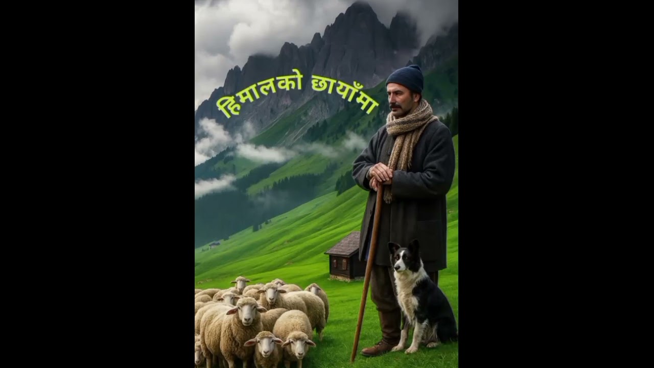 Himal ko chhayama(गोठालो) हिमालको छायाँमा , writer sirjana Rai,vocal AI new song thank you