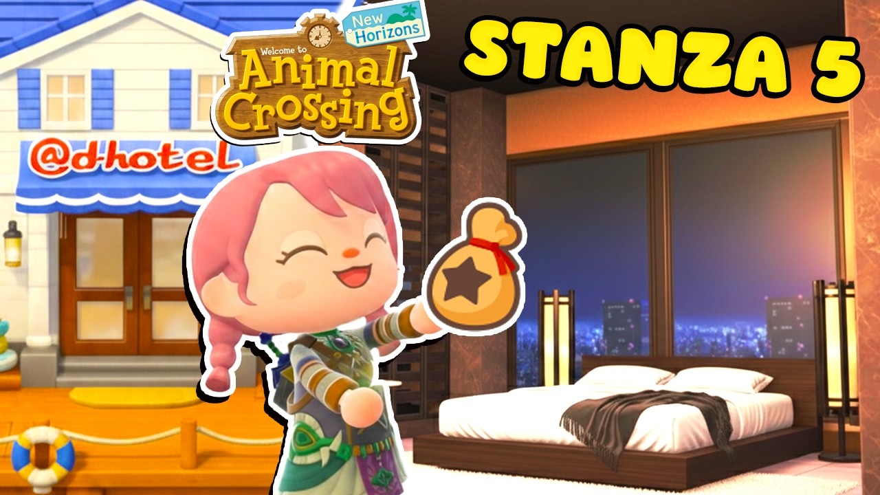 HO CREATO la STANZA piu' COSTOSA DI tutto l'HOTEL su Animal Crossing!