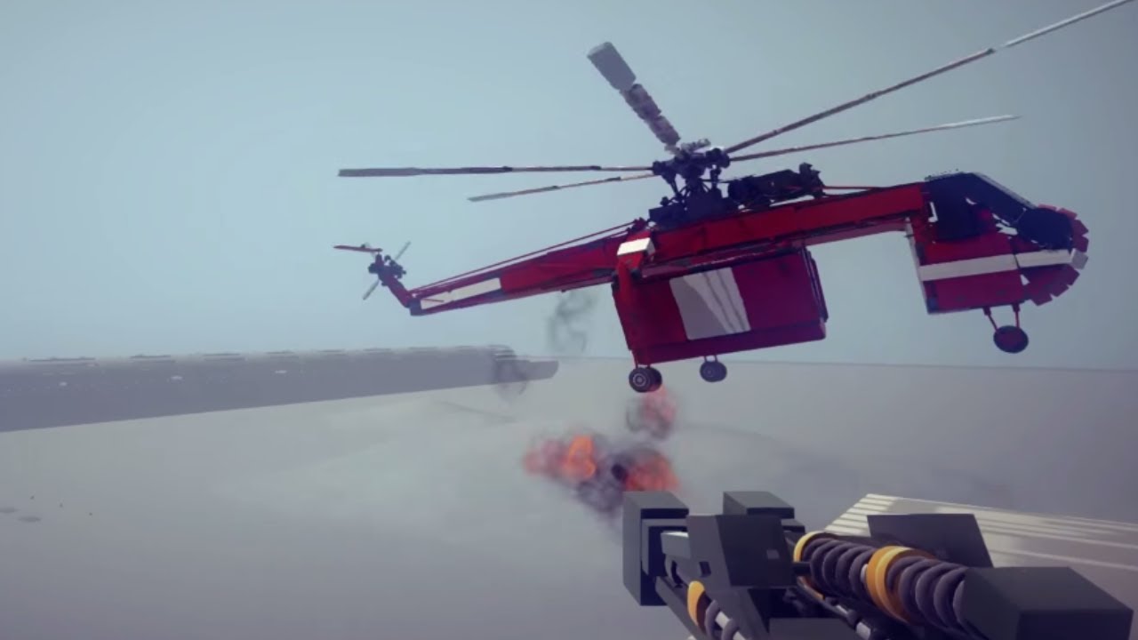 What happens when you shoot the tail rotor?