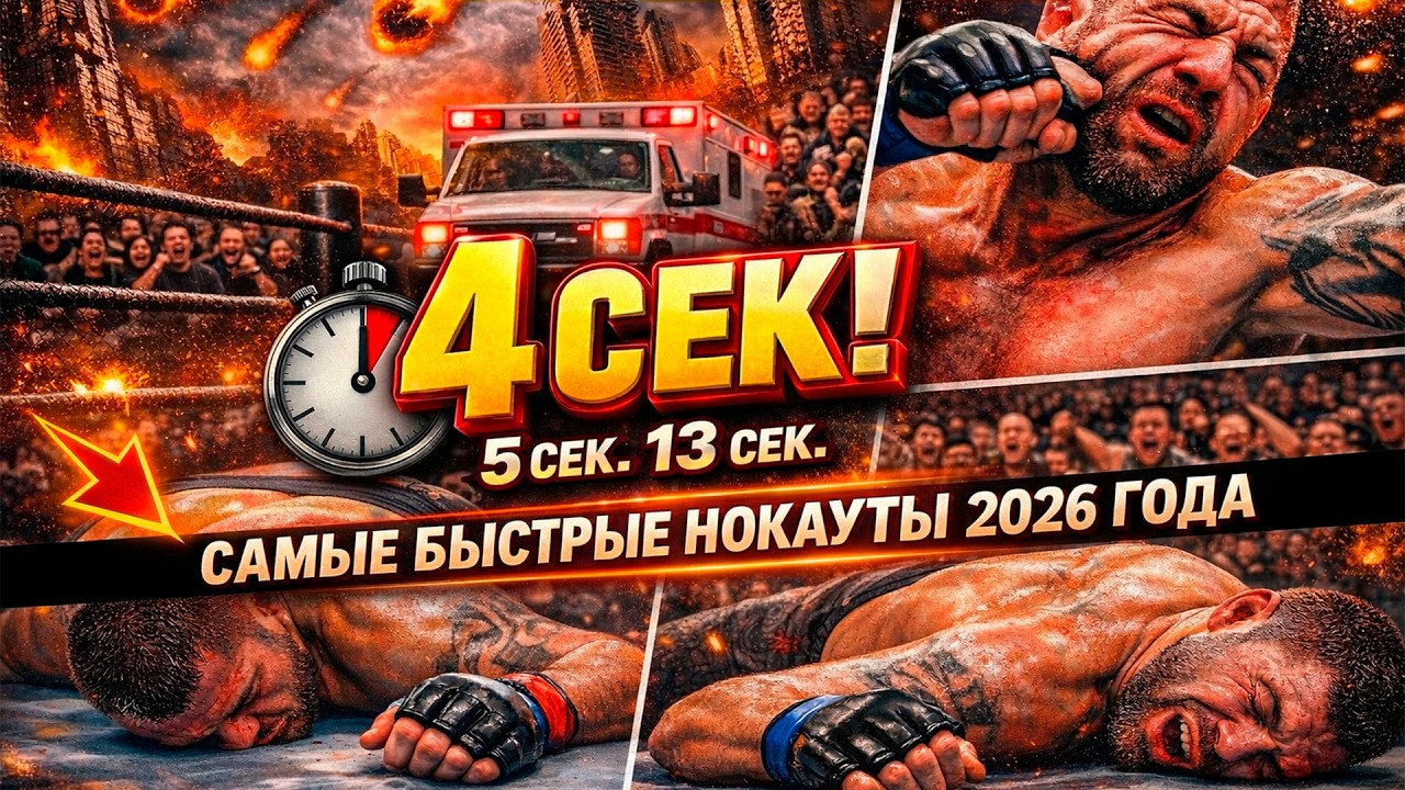 ЛУЧШИЕ БОКСЕРСКИЕ нокауты ММА 2026 года!