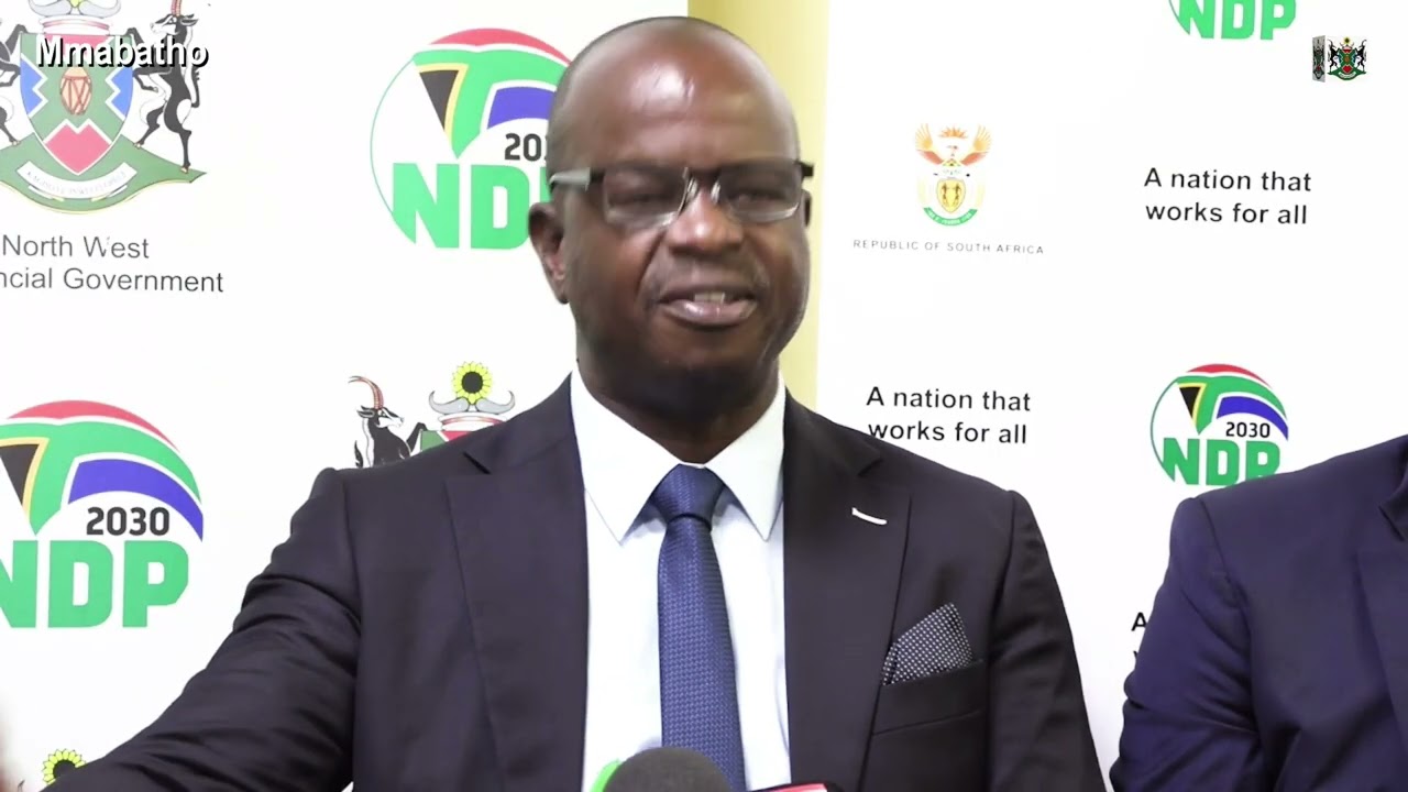 Dep Min Kenny Morolong in the NW dealing with  National Communication Policy