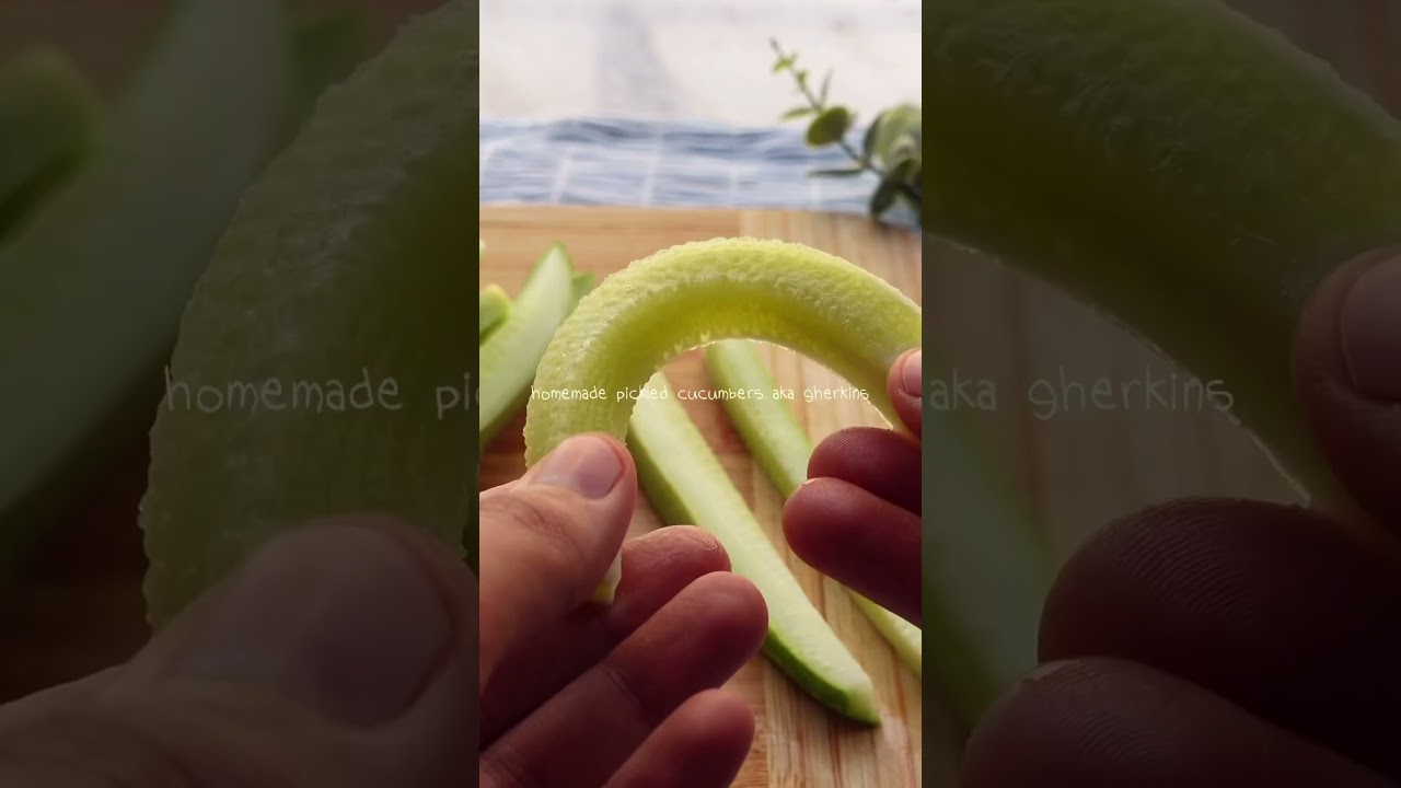gherkins are pickled cucumbers