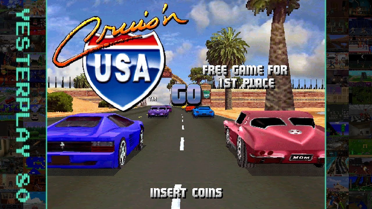 #YesterPlay: Cruis'n USA (Arcade, Midway, 1994) - Cruise the USA