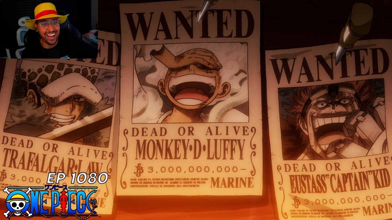 BRKK - LUFFY SE TORNOU UM IMPERADOR !! | NOVA RECOMPENSA DO LUFFY | One Piece EP 1080 ( Wano ) React
