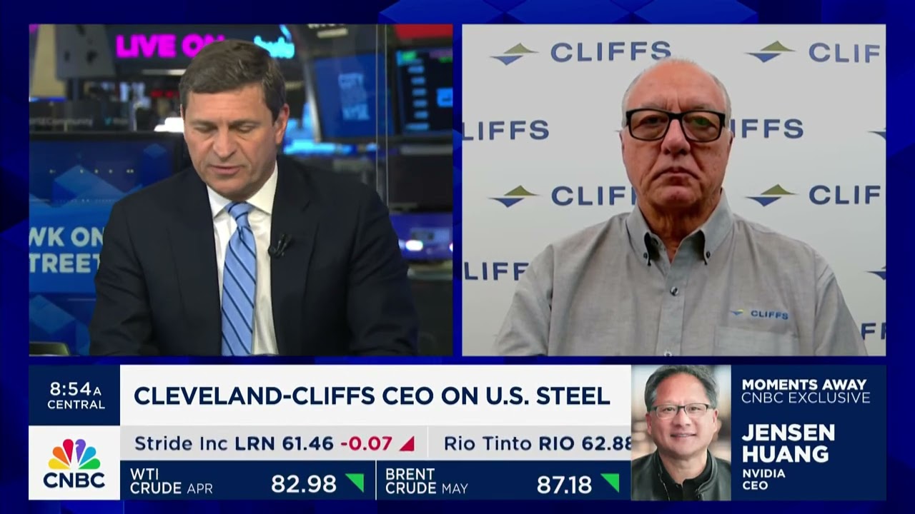 Cleveland Cliffs CEO shares his perspective on the Nippon Steel/US Steel risk.