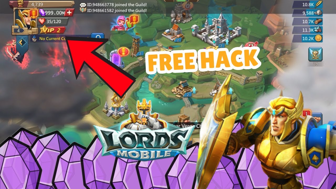 Lords Mobile Get Free Gems - Unlimited Money