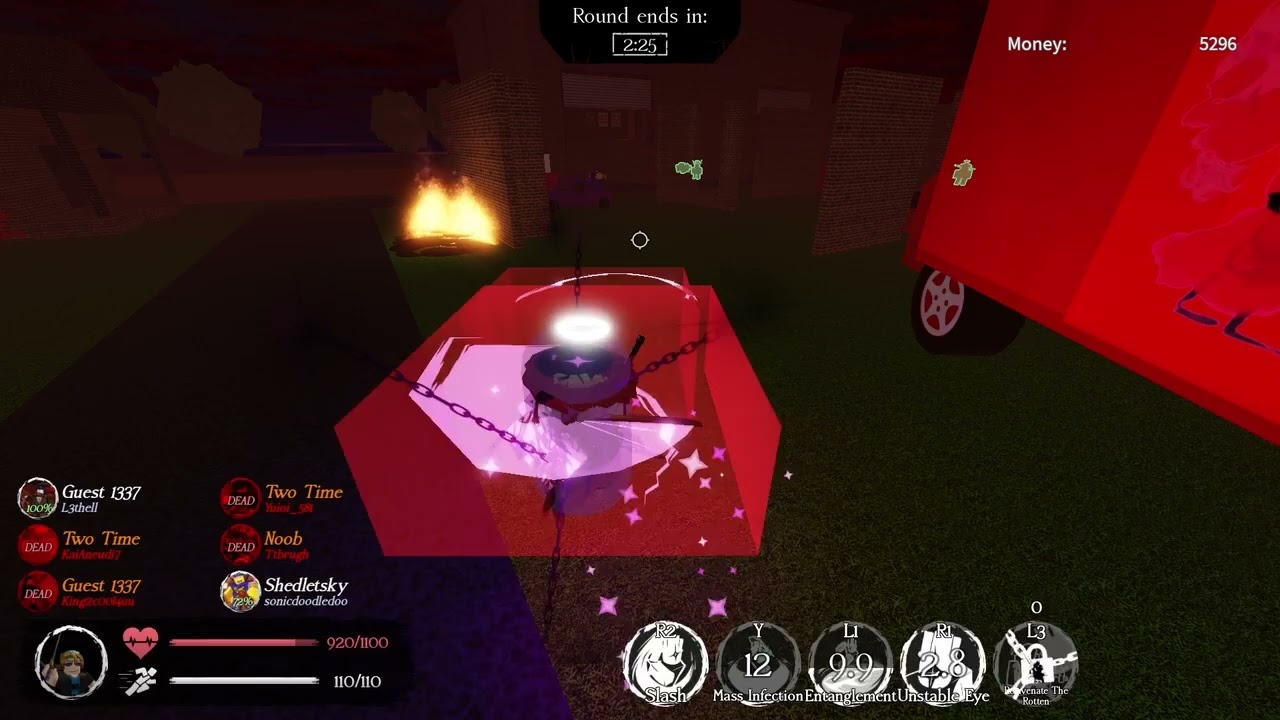 (FORSAKEN) shedletsky gets punch by minion