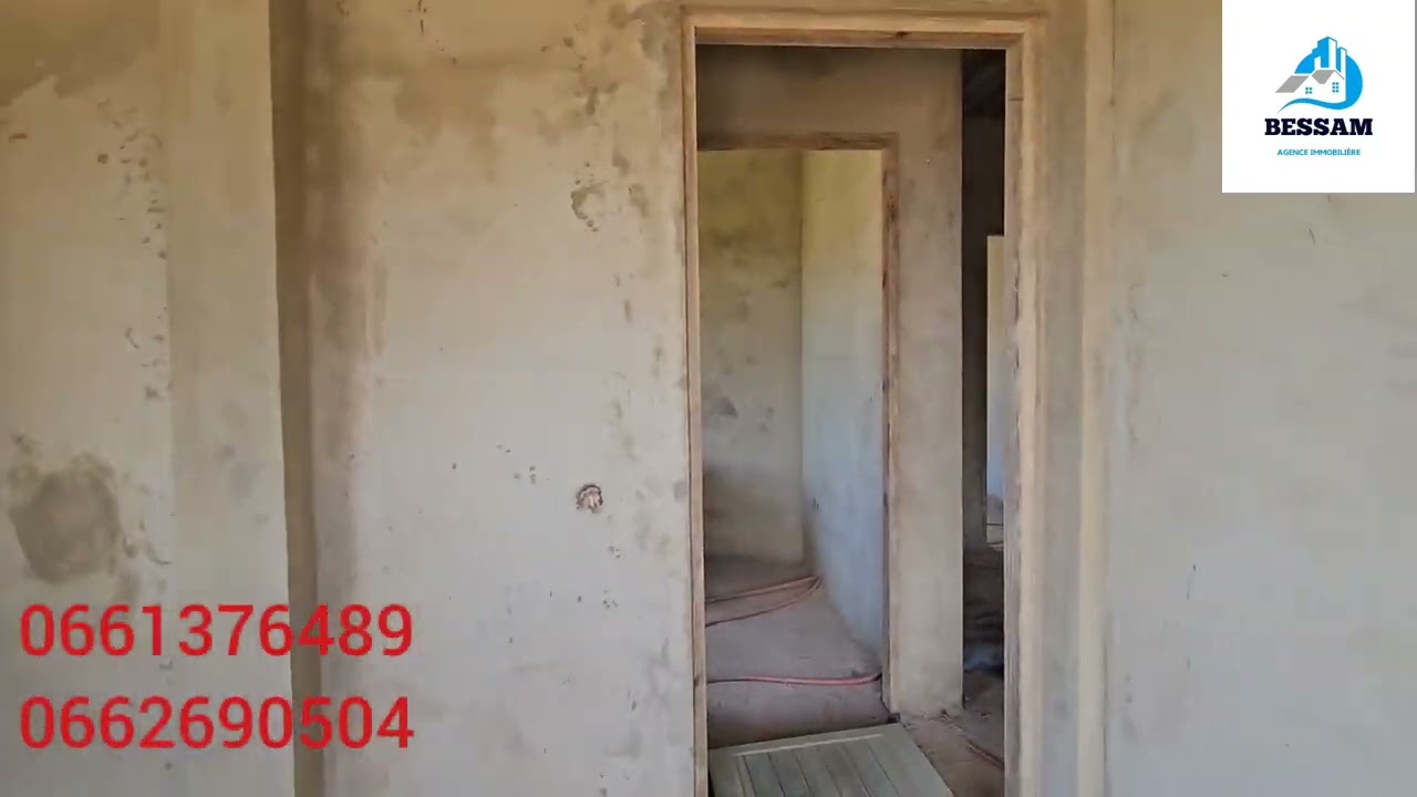 دار تجارية بثلاثة واجهات بمساحة 75 متر بقصبة مهدية بالقنيطرة🏠