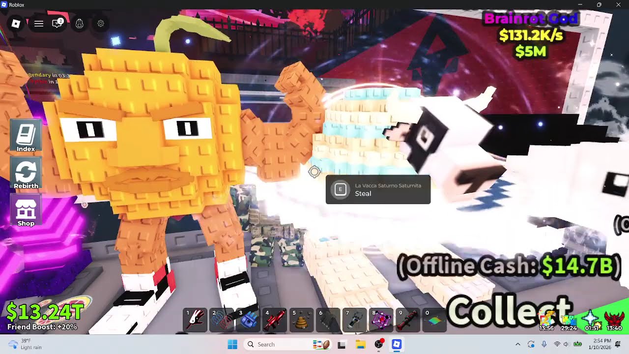 playing Steal A Brainrod New Deuls