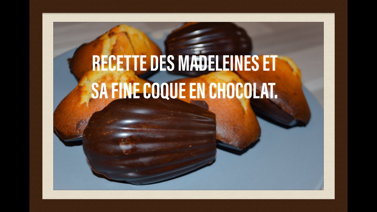 MADELEINES MOELLEUSE | COUCHE DE CHOCOLAT