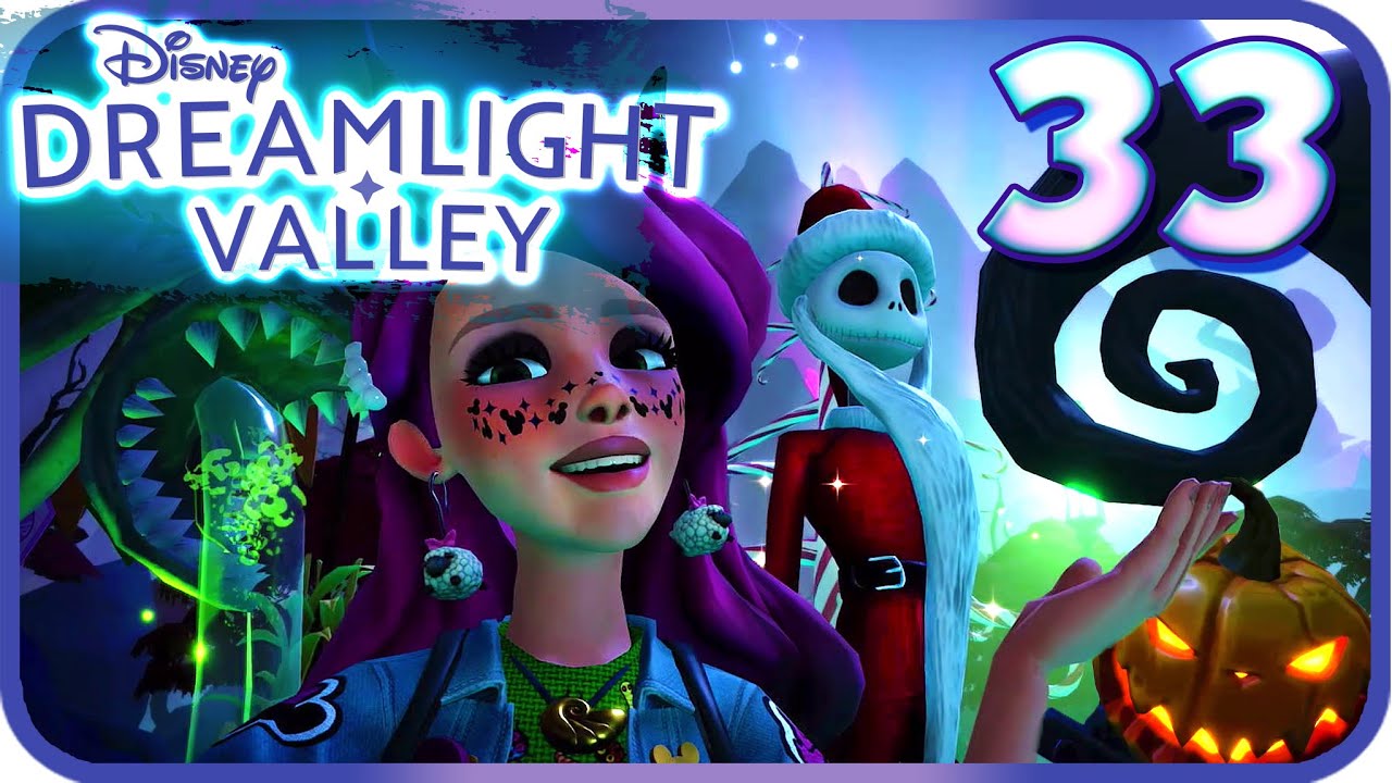 Disney Dreamlight Valley Walkthrough Part 33 Jack Skellington (PS5) Nightmare Before Christmas