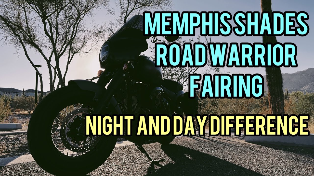 MEMPHIS SHADES FAIRING for my INDIAN CHIEF BOBBER DARK HORSE.