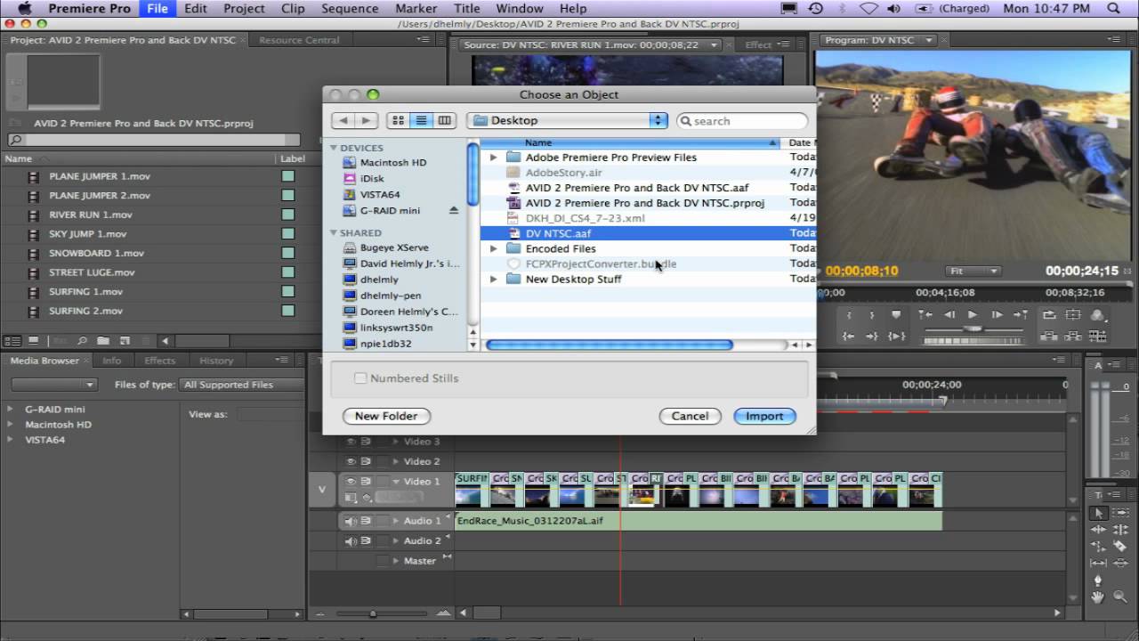 Adobe Premiere Pro CS4  PART 3 OF 3 of the New 4.1 Update with AVCHD, RED, AVID and More......