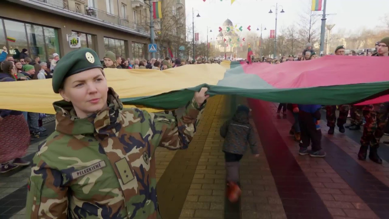 2026-03-11 Trijų Baltijos valstybių vėliavų pakėlimo ceremonija Nepriklausomybės aikštėje