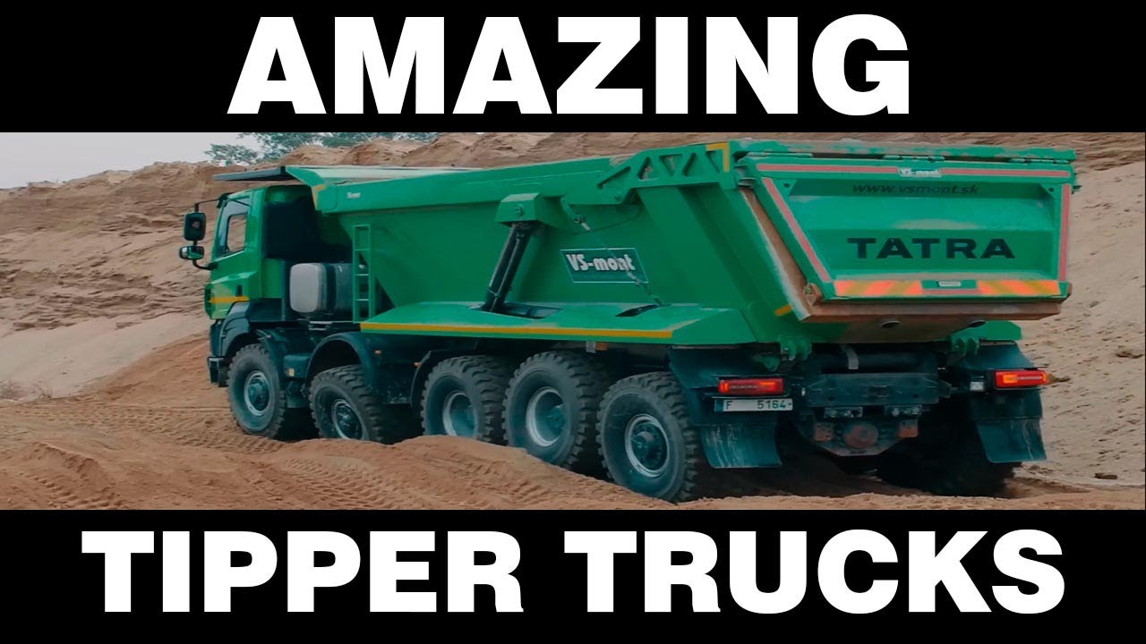 Amazing Dump Trucks From Europe - Tipper Trucks