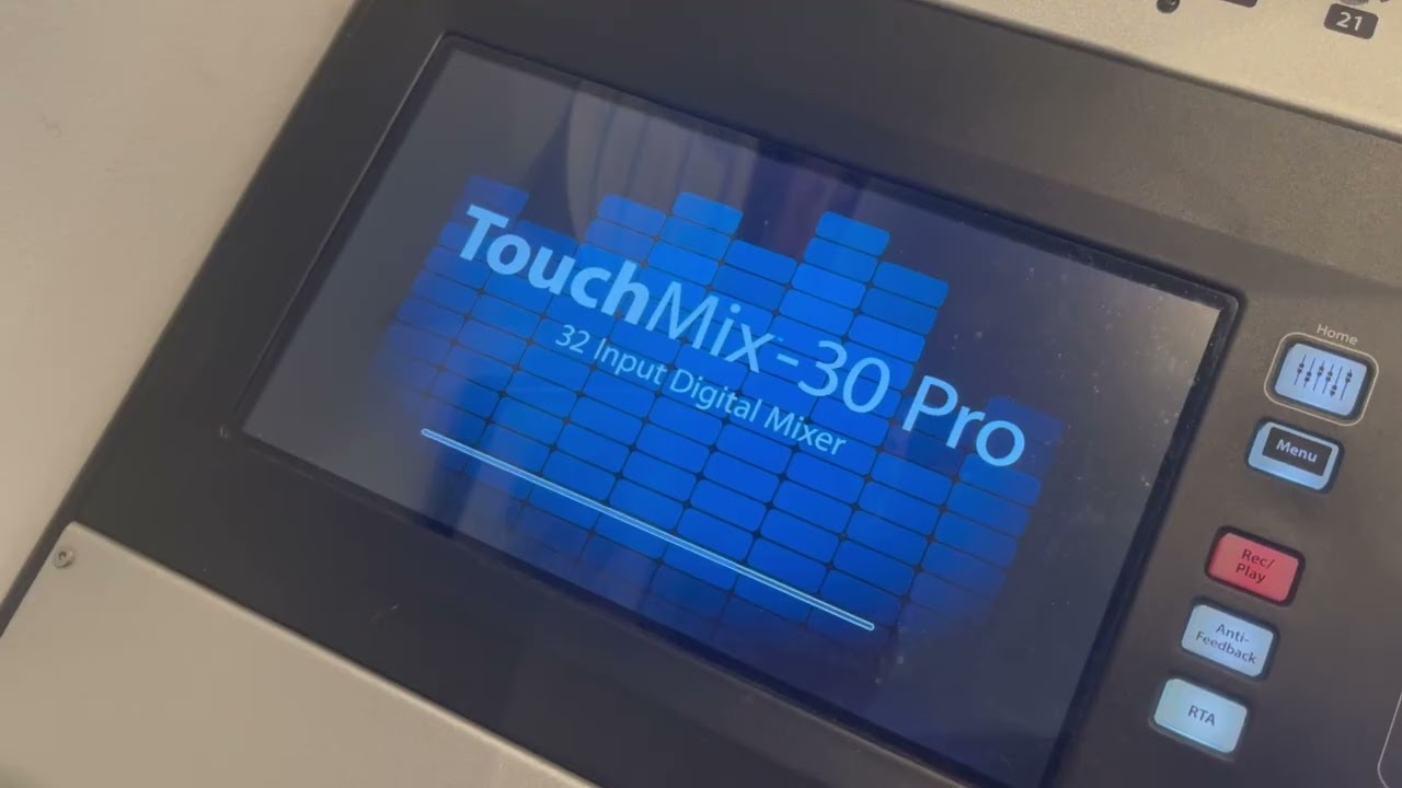 QSC Touch Mix - 30 PRO / Mise à Jour vers Firmware 3.0