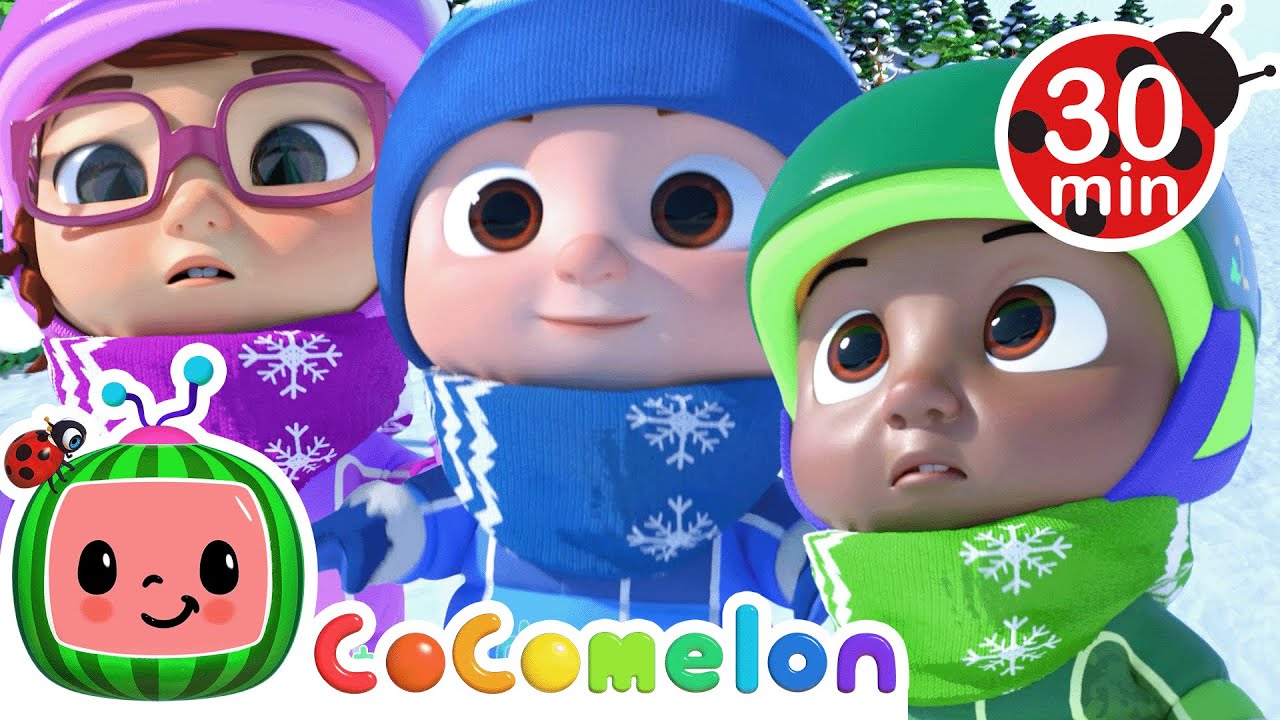 Ski Song | CoComelon - Nursery Rhymes with Nina