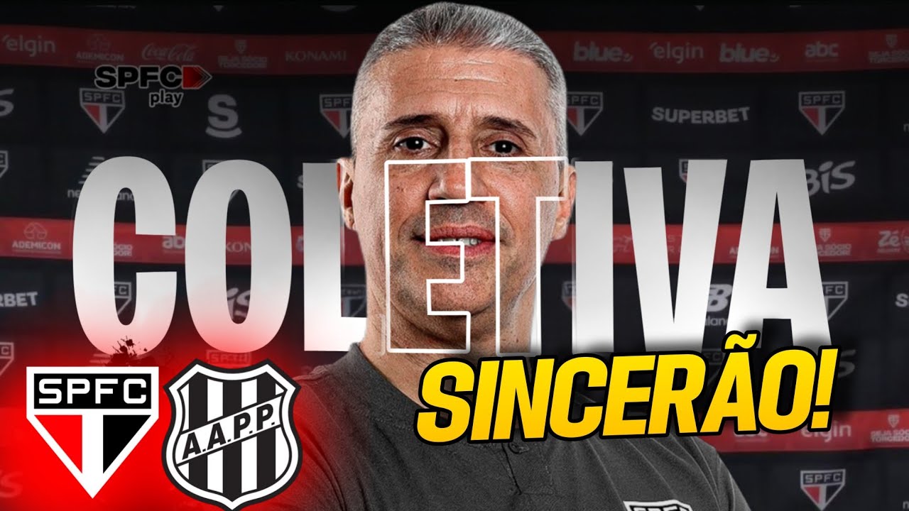 CRESPO SINCERÃO ENCHE A BOLA DE RUI COSTA | COLETIVA CRESPO PONTE PRETA 1X2 SÃO PAULO