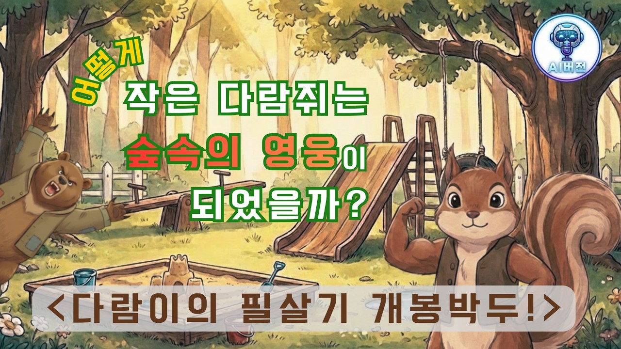 [창작동화] 작은 다람이의 아주 커다란 용기