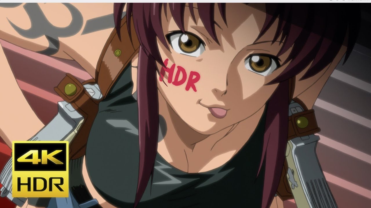 Black Lagoon OP [4k HDR] // Mell - Red Fraction (2006)